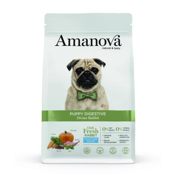 Amanova Kanin - Kornfrit hvalpefoder - 7 kg