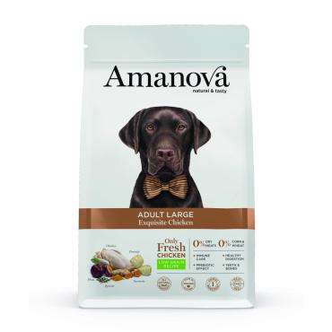 Amanova Kylling - Voksen foder til store hunde - 12 kg