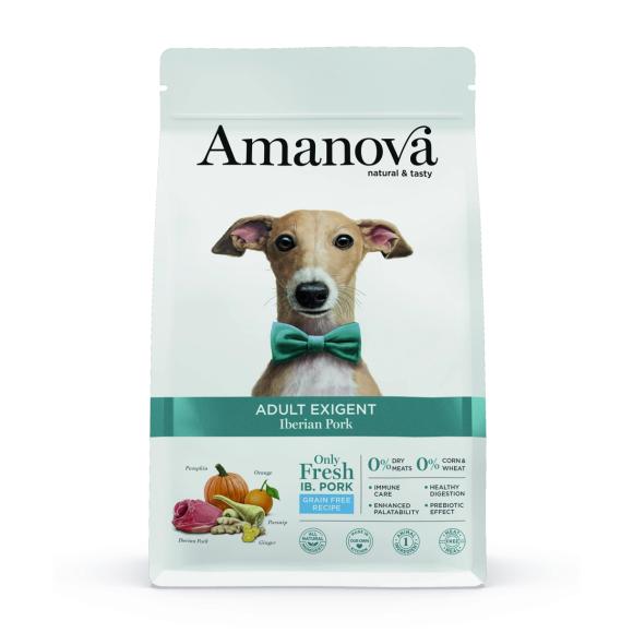 Amanova Gris - Kornfrit voksen hundefoder - 10 kg