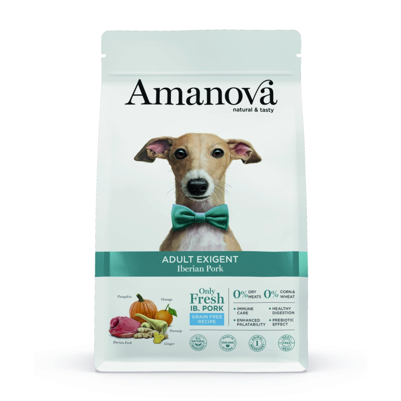 Amanova Gris - Kornfrit voksen hundefoder - 10 kg
