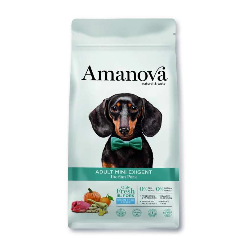 Amanova Gris - Kornfrit voksen hundefoder til små hunde - 7 kg