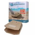 Vandfontæne med pedal til hunde – CoolPets Splash Beige