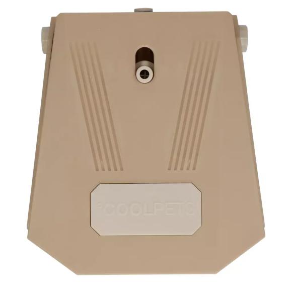 Vandfontæne med pedal til hunde – CoolPets Splash Beige