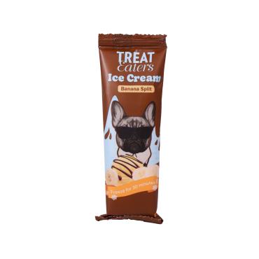 Hundeis med banana split - Treateaters Ice Cream