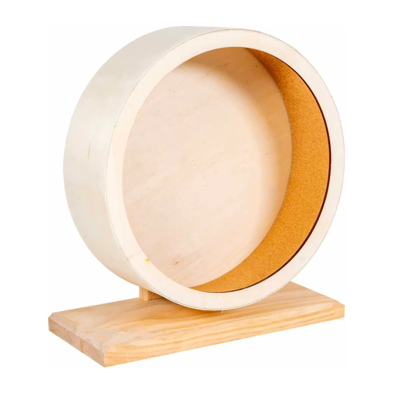 Hamsterhjul i træ 28 cm