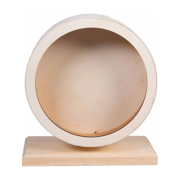 Hamsterhjul i træ – 21 cm