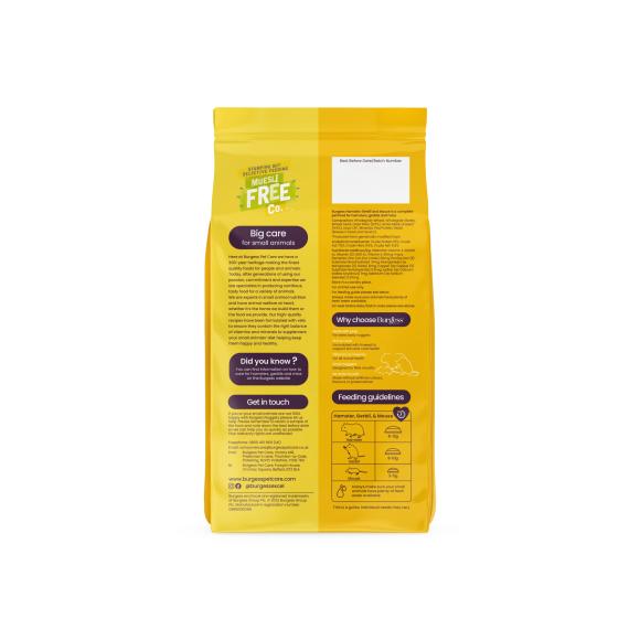 Foder til hamster, gerbil og mus – 750 g - Burgess Excel