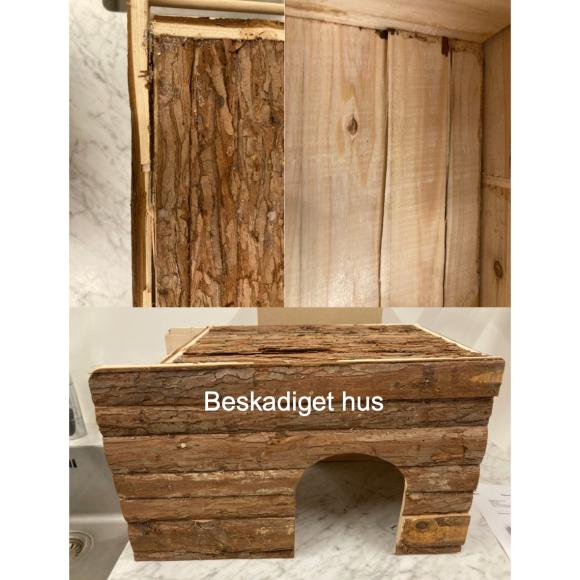 Træhus og høhæk i ét – Naturtræ med bark