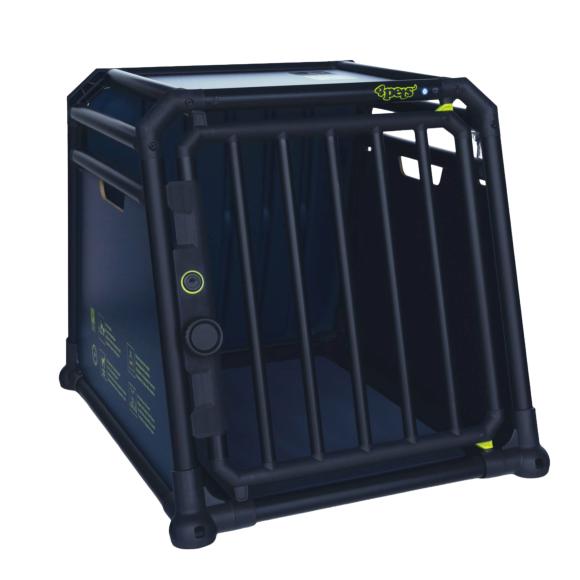 4pets PRO Noir 1 Small – Hundebur til bil - Op til 17 kg