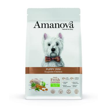 Amanova Udsøgt Kylling - Hvalpefoder til små hunde - 2 kg