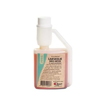 Lakseolie med urter til hund og kat – 250 ml
